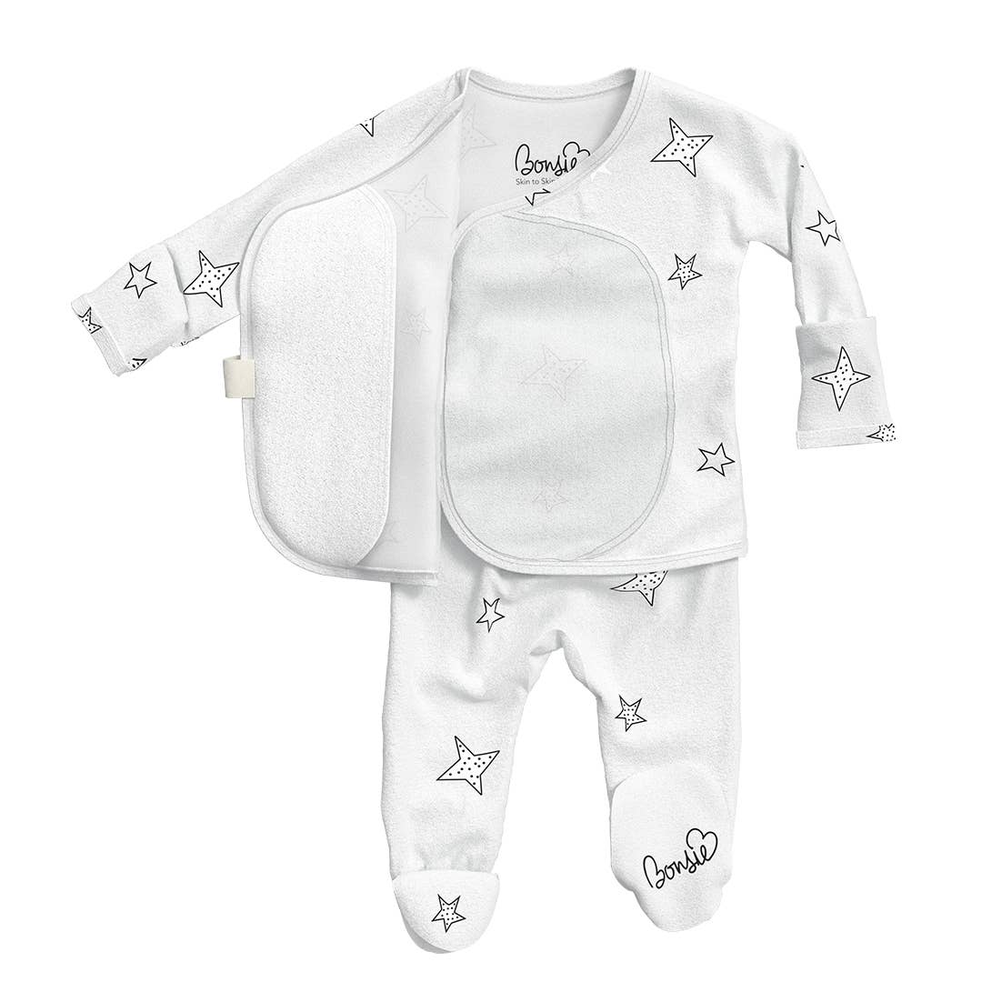 Bonsie Skin to Skin Babywear - Wholesale Bodysuit (Footed) - Baby - Footie - Stars1