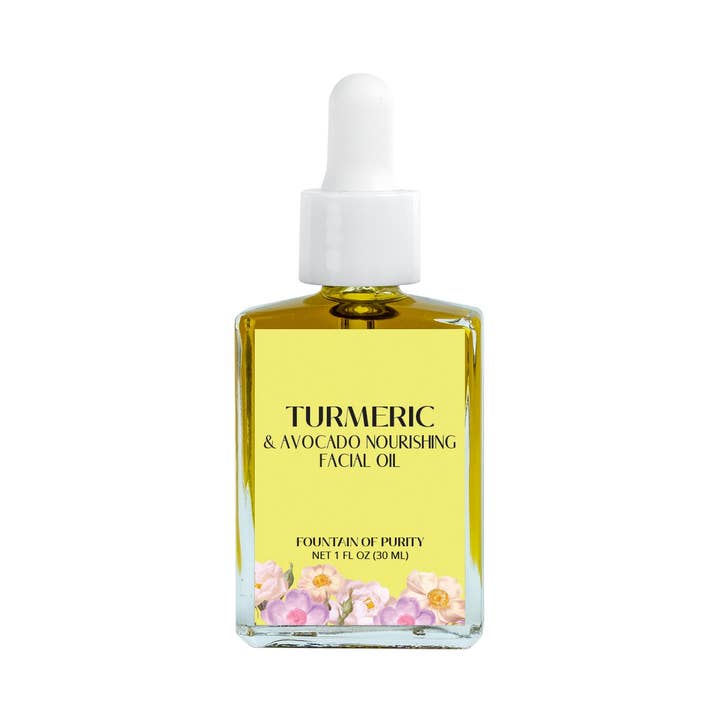 Turmeric & Avocado Nourishing Face Oil for wholesale by Fountain of Purity Skin Care