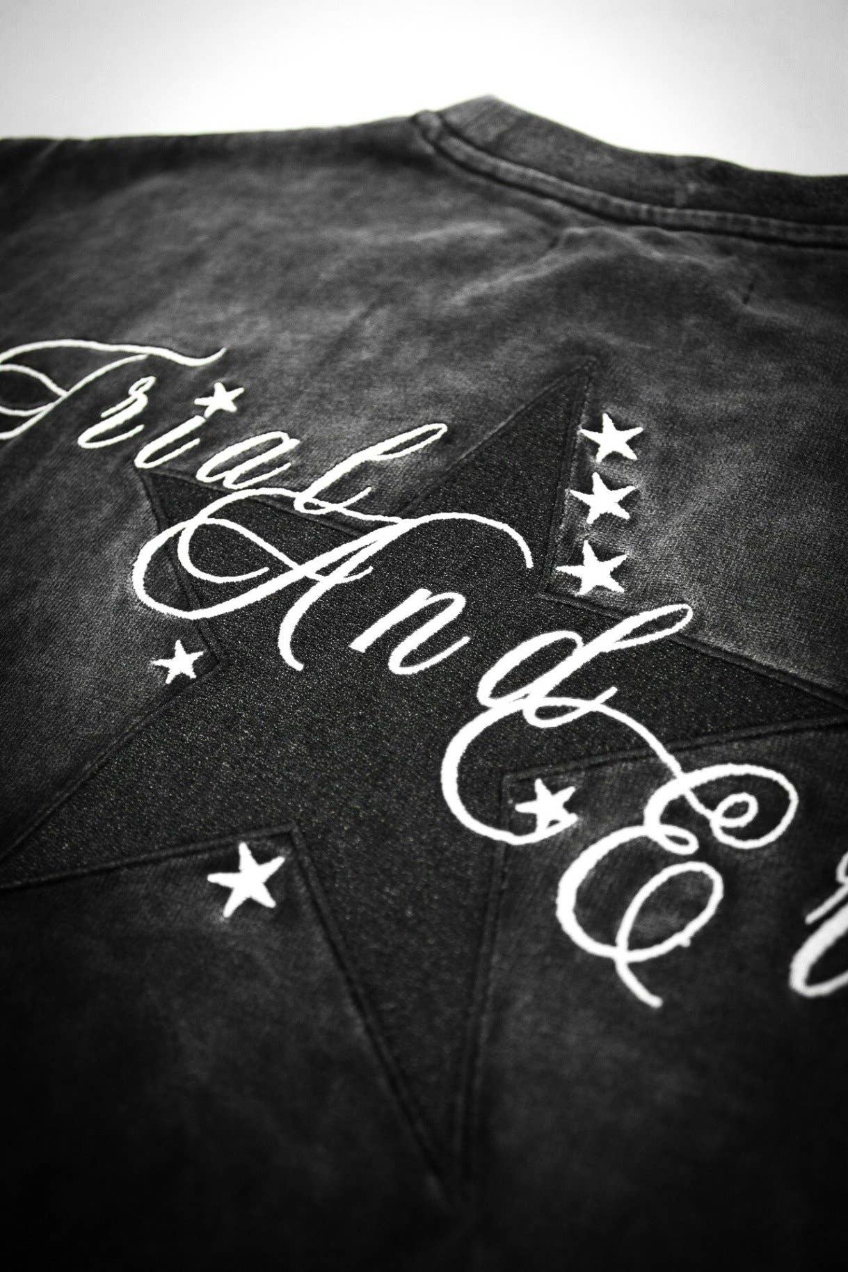 Trial And Error - Wholesale T-Shirt - Women's - Star Stream Washed Black T-Shirt10