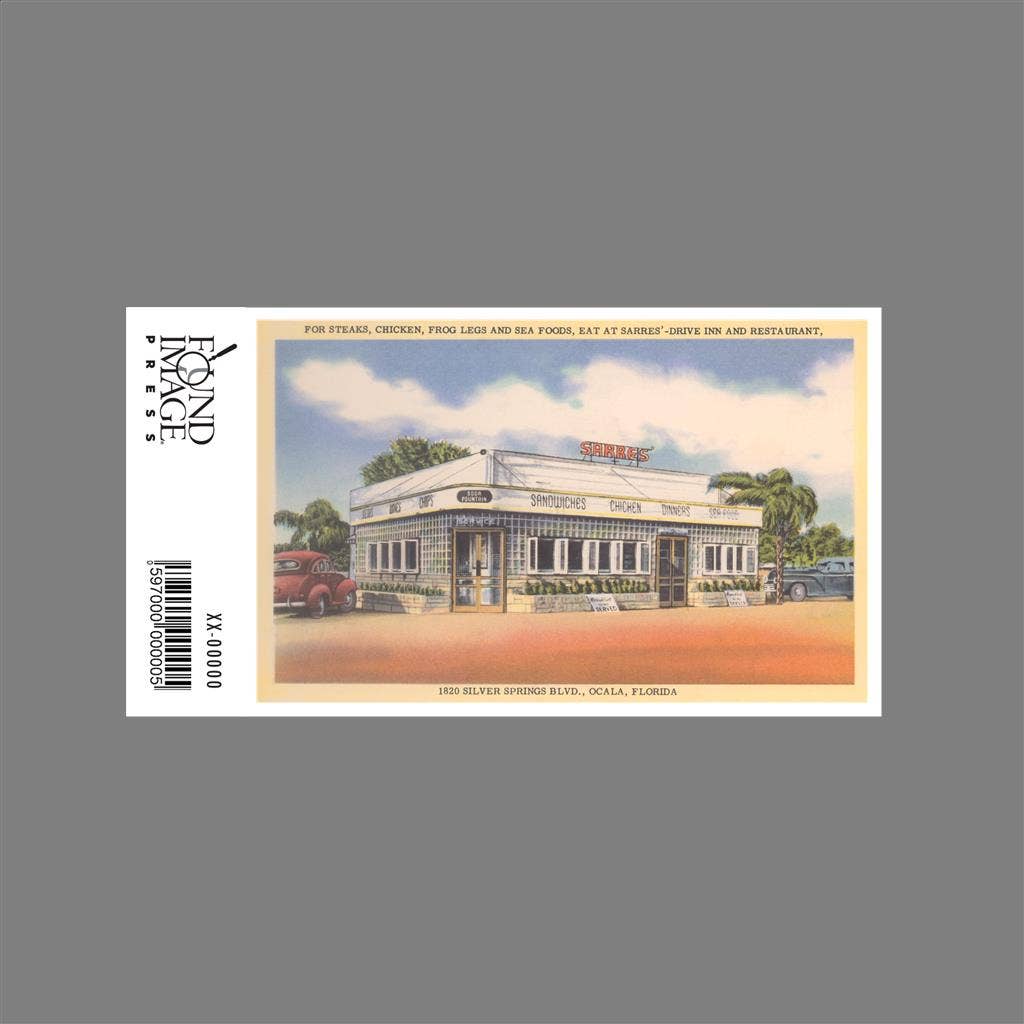 Found Image Press - Wholesale Sticker - Sticker RS-416 Sarr's Drive-In, Ocala1