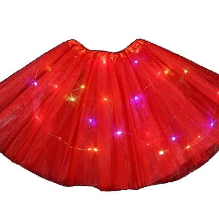 Red LED Light Up Tutu for wholesale by Wenchoice
