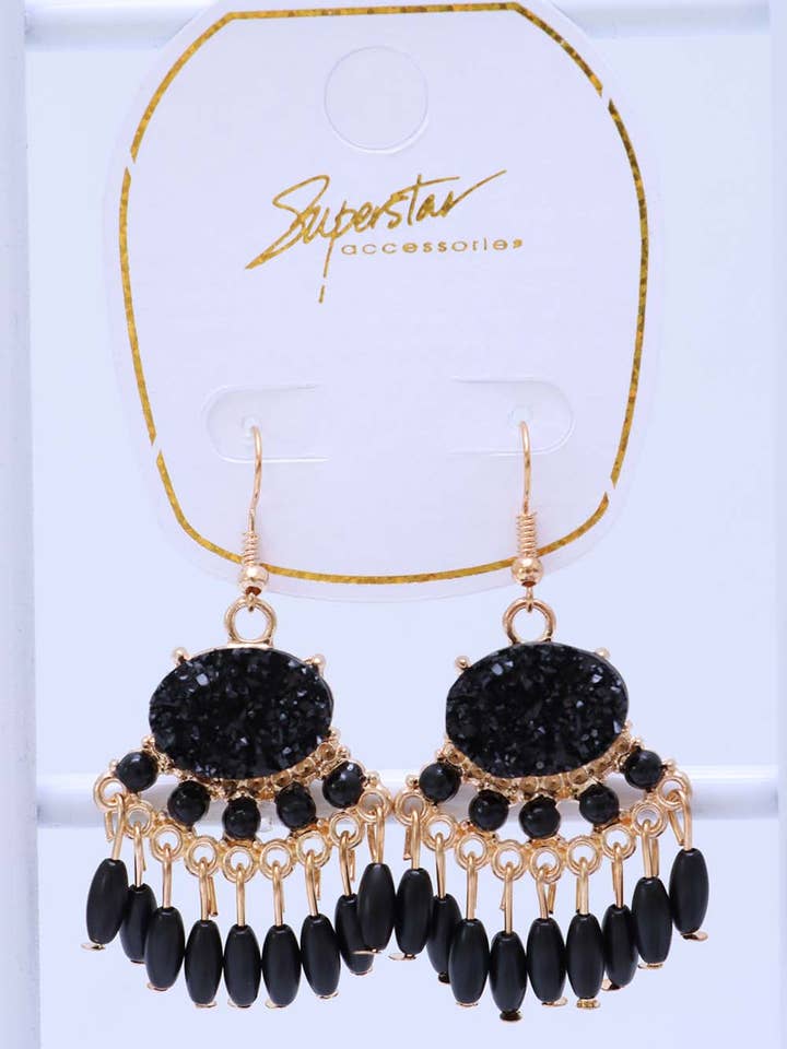 Fashion Evelyn Dangle Long Earrings for wholesale by Amerikan Basics