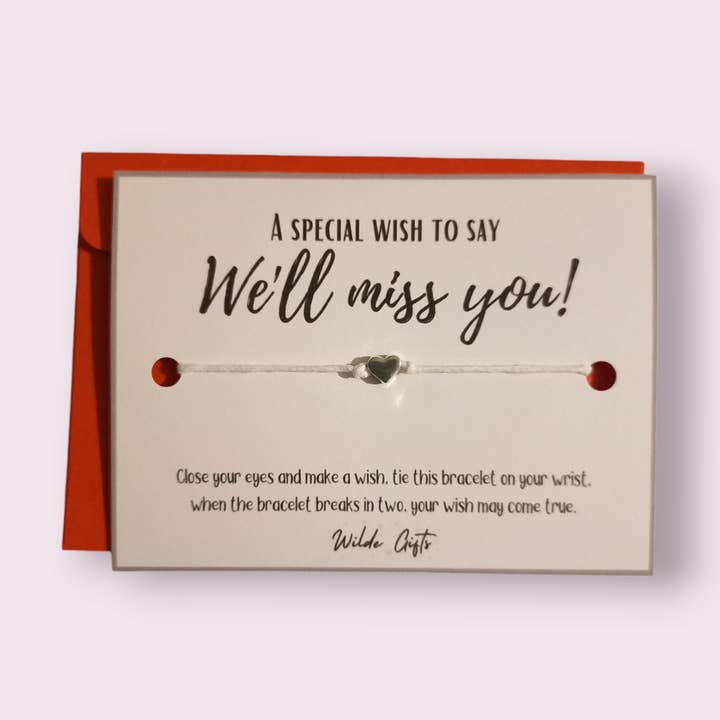 Et særligt ønske - vi vil savne dig for engroshandel hos Wilde Gifts UK