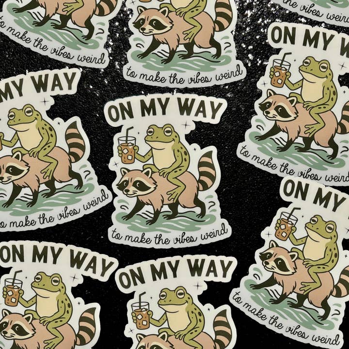 Adesivo in Vinile Vibrazioni Strane per la vendita all'ingrosso da parte di Metalbox