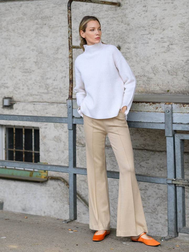 Lange ausgestellte Jerseyhosen für den Großhandel von Spoon