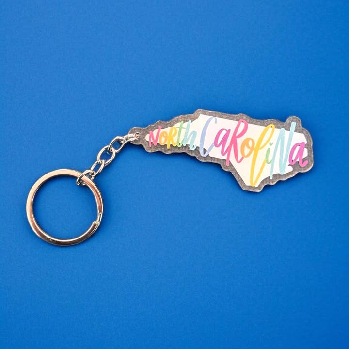 Positively North Carolina - Wholesale Keychain - Women's - NC Whimsical Bag Charms & Travel Keychains for Women