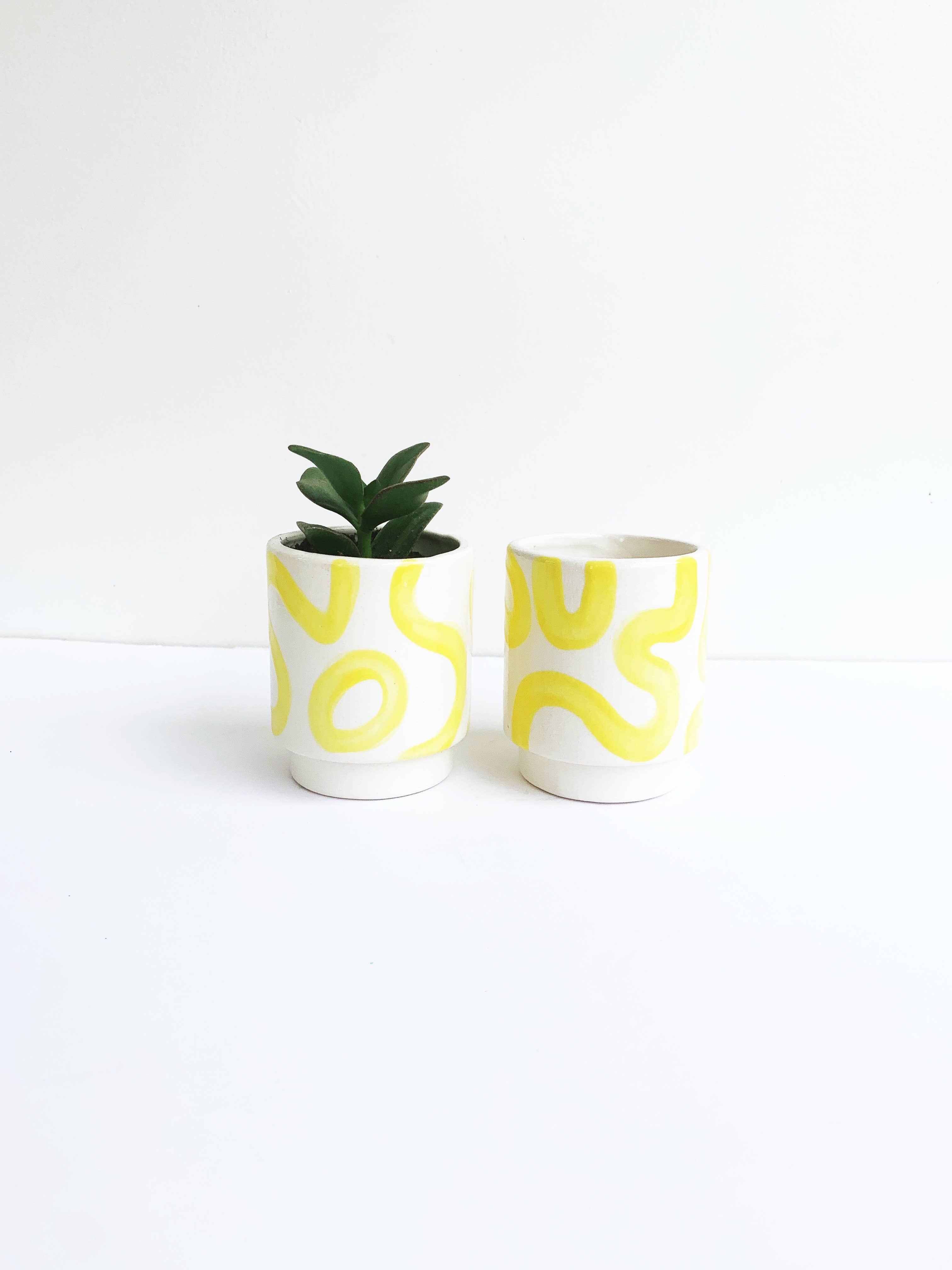 Luna Reece Ceramics - Wholesale Plant Pot - Squiggle Pots3