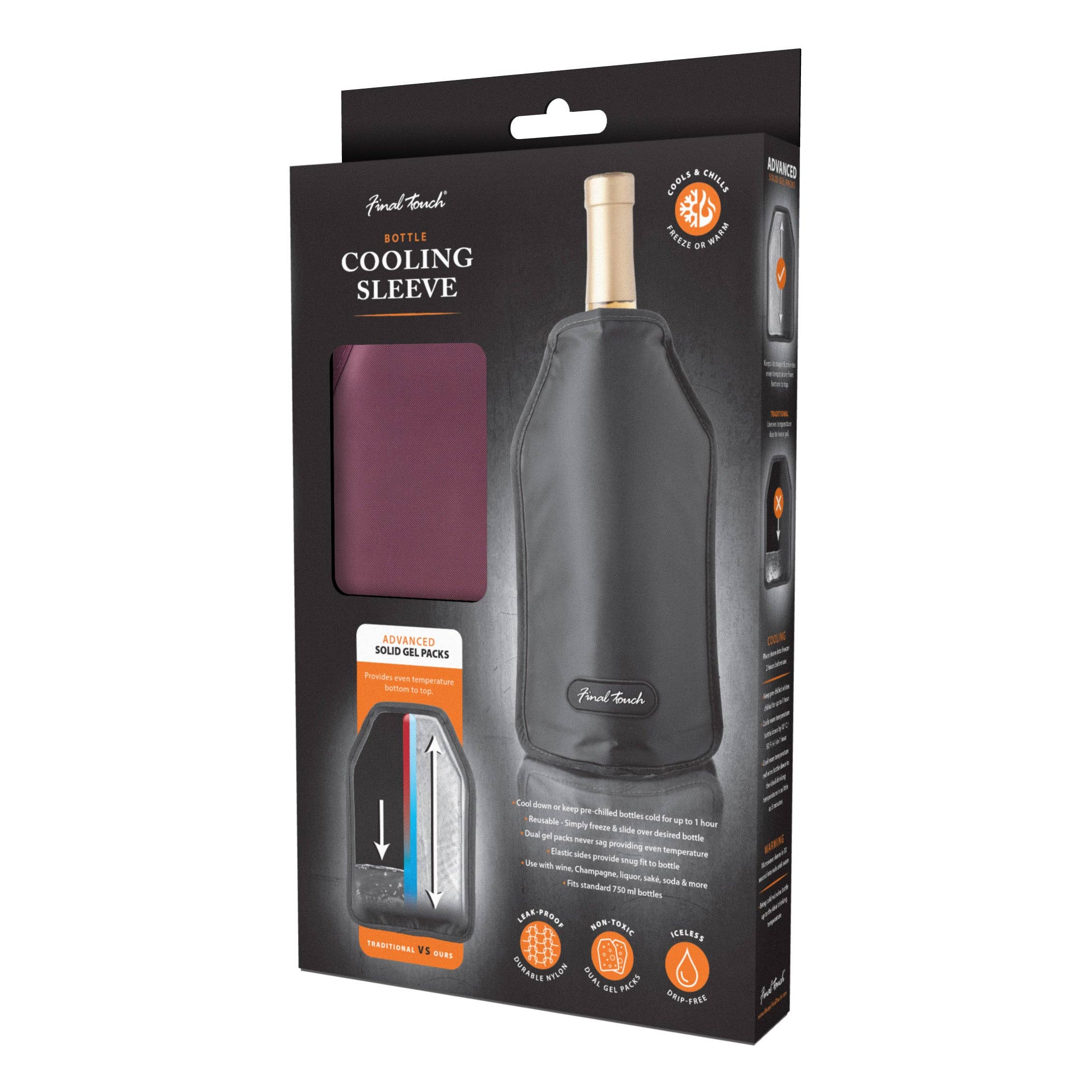 Final Touch - Wholesale Wine Tote - Final Touch Wine Bottle Cooler Sleeve17