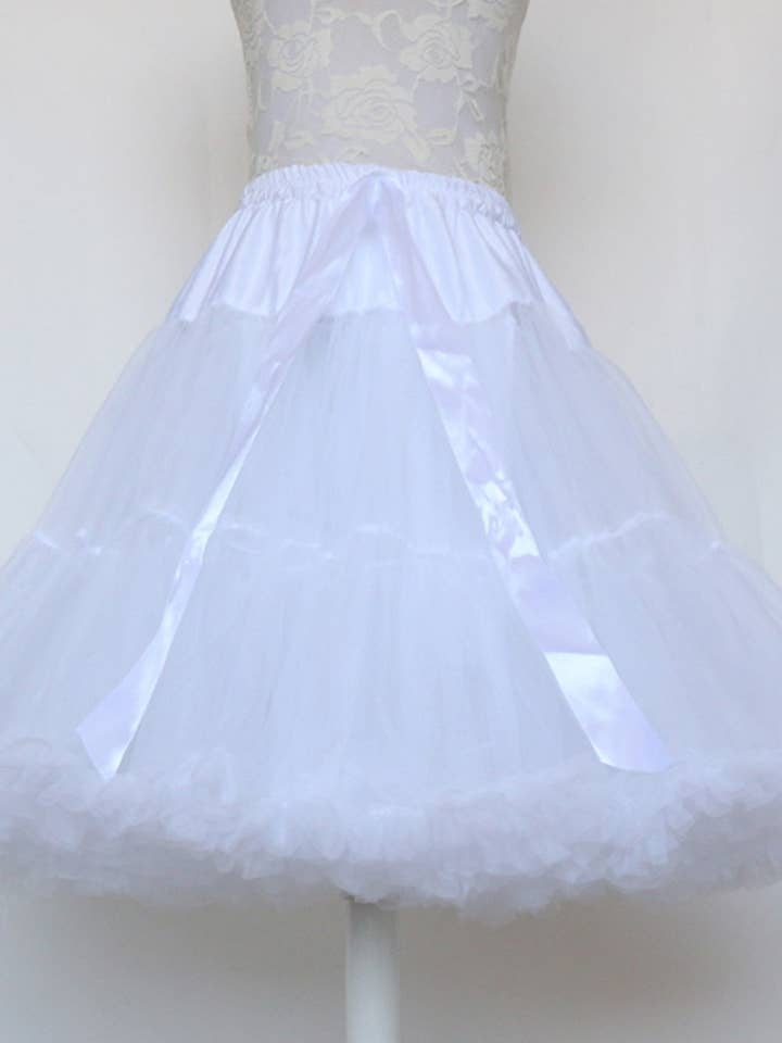 CWBSS00232_ADULT EXTRA FULL TULLE PETTICOAT TUTU SKIRT for wholesale by NINEXIS