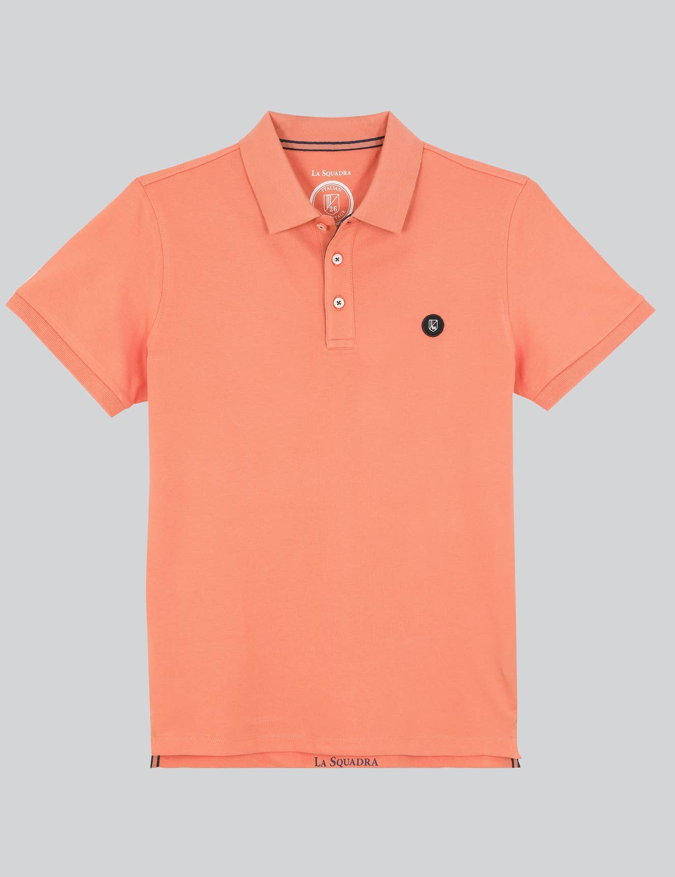 Blue POLO PIQUÉ SHORT SLEEVE SOLID COLOR Elastane - Ref: 124-2211 for wholesale on Faire3