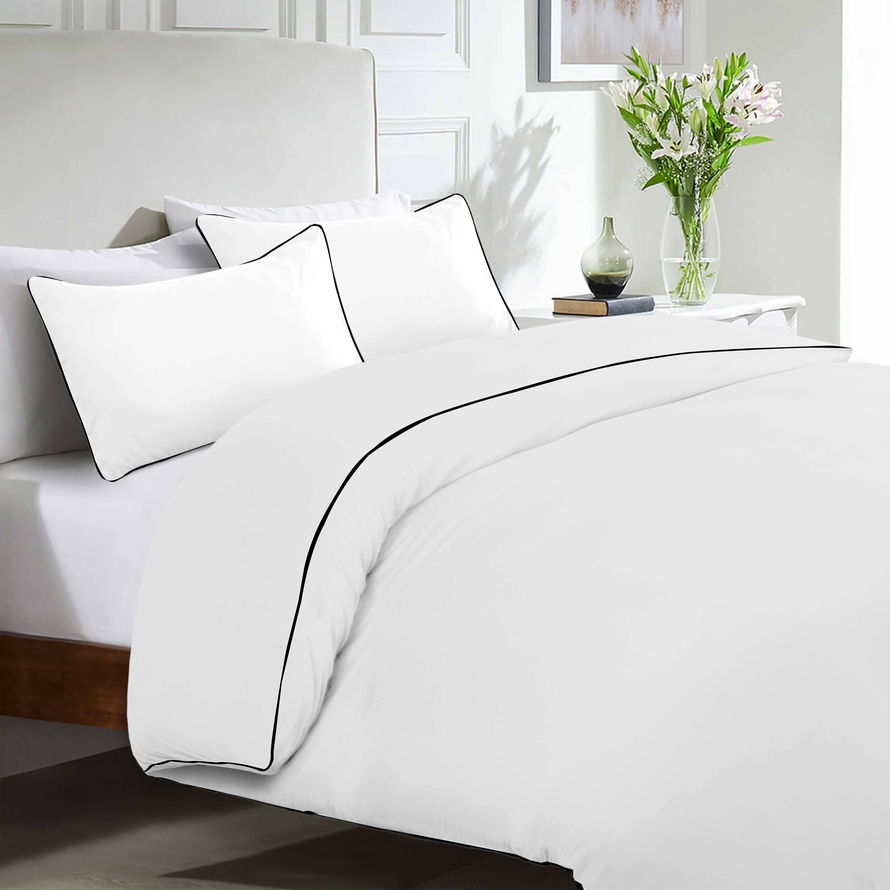 Cotton Passion – wholesale Bedding set – Duvet Cover Set Luxury Piping Ultra Soft Duvet Comforter Set25