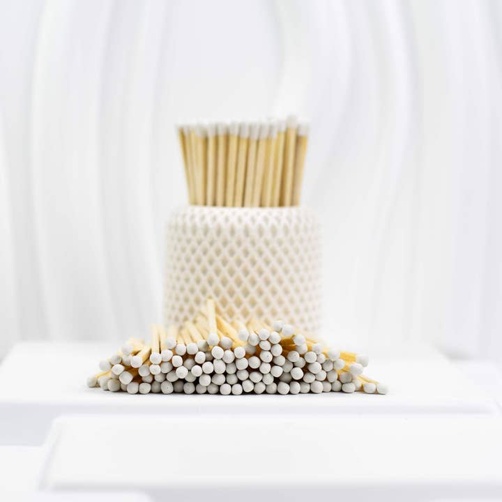 UniqueGiftsAG – wholesale Matches – 9.5 cm White Head Wooden Matches, Matches Refill 3