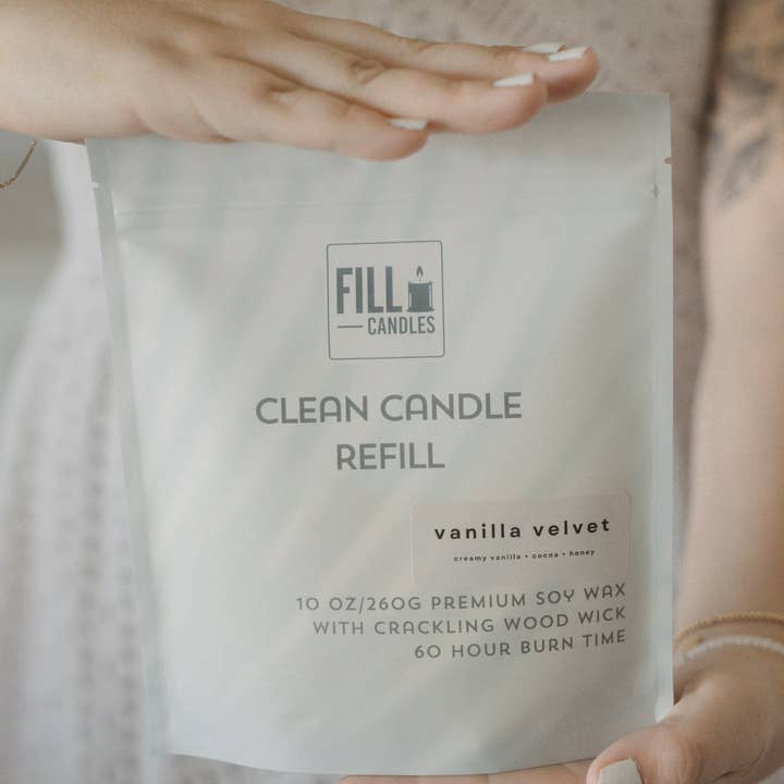 Mulberry Skincare – wholesale Jar/filled candle – Vanilla Velvet Candle Refill6