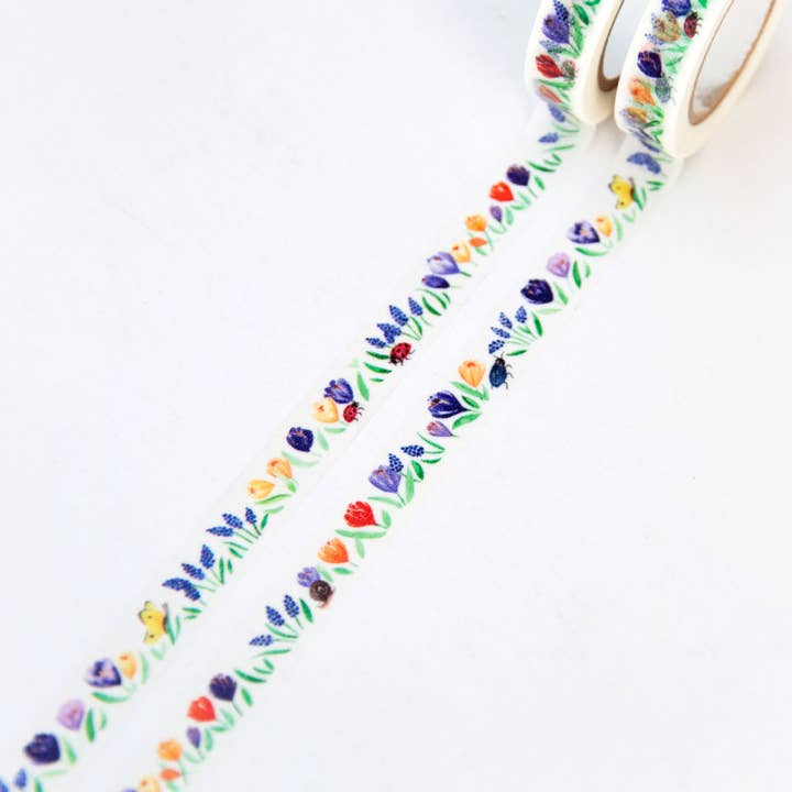 Willwa - Wholesale Washi Tape - Colorful Spring Garden Washi Tape1