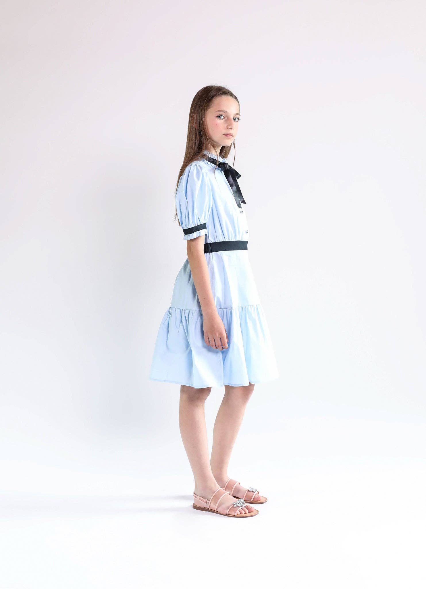 Aisabobo - Wholesale Dress - Kids - Sofia dress (light blue)3