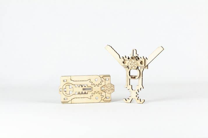 NKD Puzzle – Großhandel Bastelset – CARDKIT Vintage Holzspielzeug „Pince“