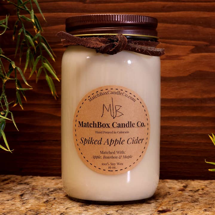 Spiked Apple Cider for wholesale by MatchBox Candle Co.