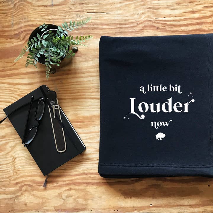 Buffalo Bills Throw Blanket - Little Bit Louder Now for wholesale by Perfect Day Print Co