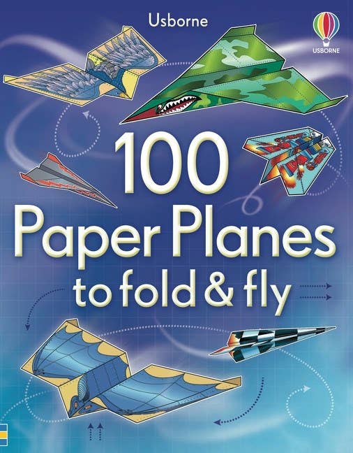 HarperCollins - Wholesale Coloring & Activity Book - Kids & Baby - 100 Paper Planes To Fold And Fly : Usborne0