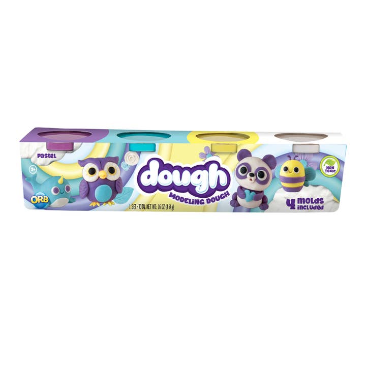 Orb Toys - Wholesale Putty/Slime - Kids - ORBâ„¢ Dough 4 Pack Pastels