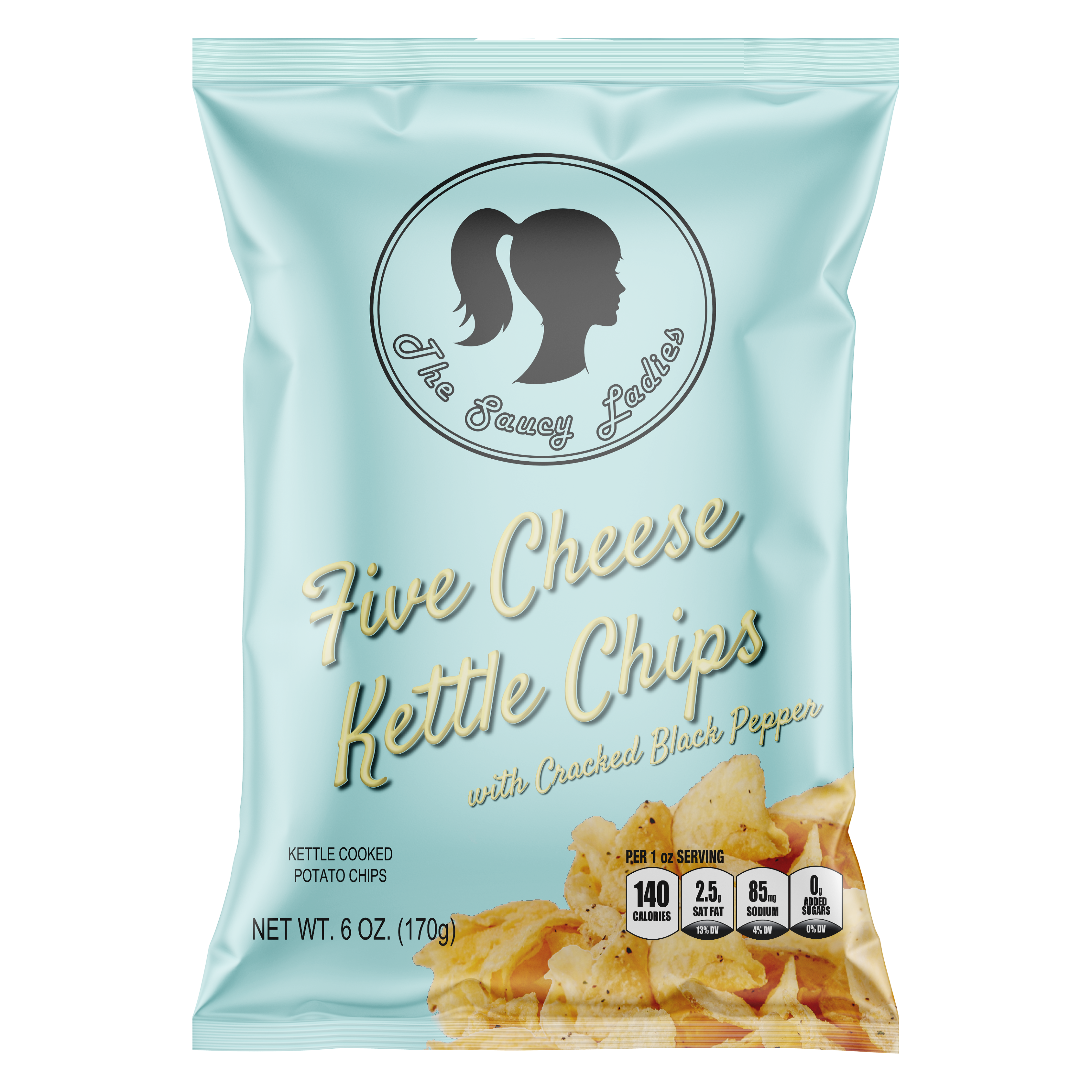 The Saucy Ladies - Wholesale Chips - Saucy Ladies Kettle Chips Mixed Case 6 oz - 16 Bags2