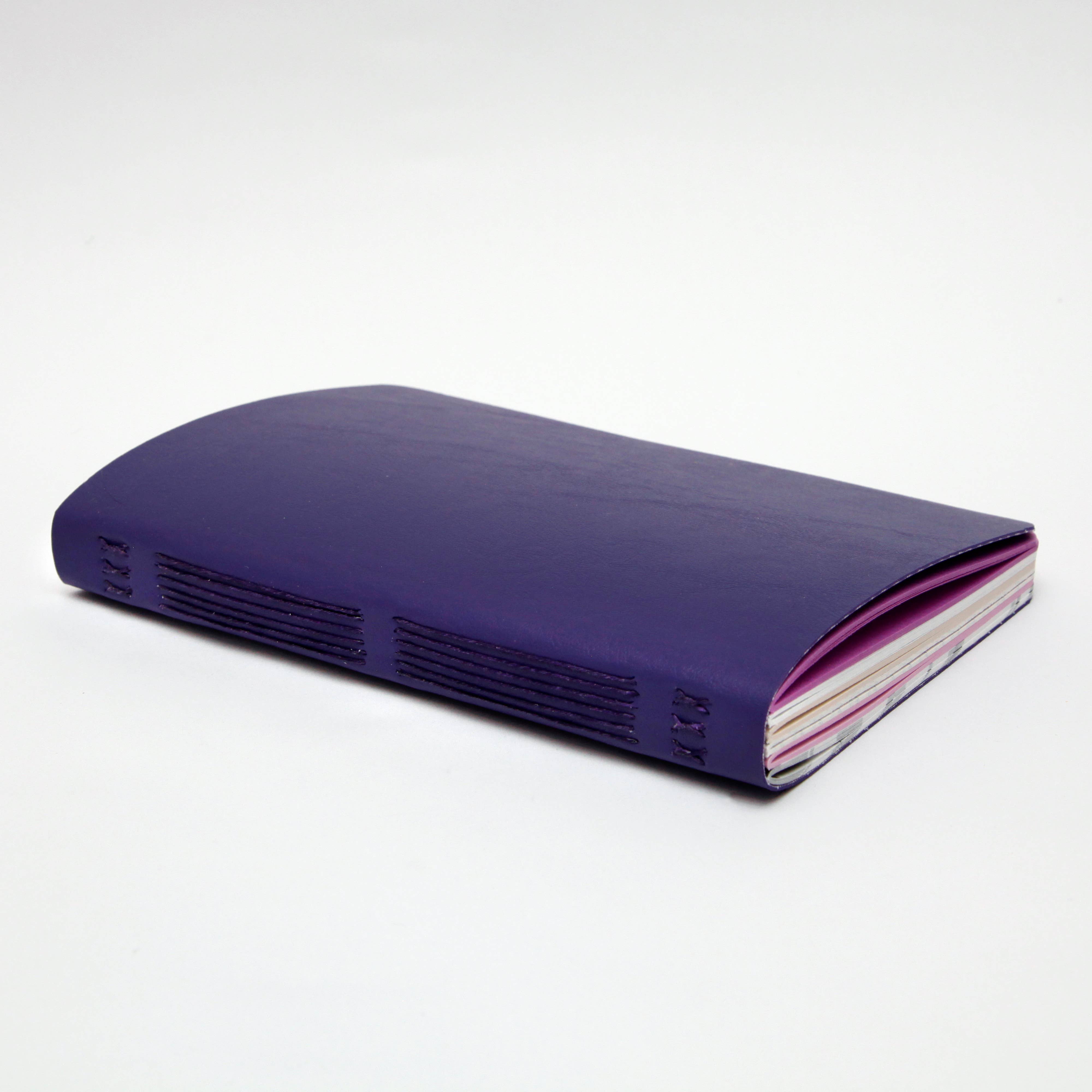Original Brooks - Wholesale Notebook - Purple Handsewn Notebook with Assorted Paper9