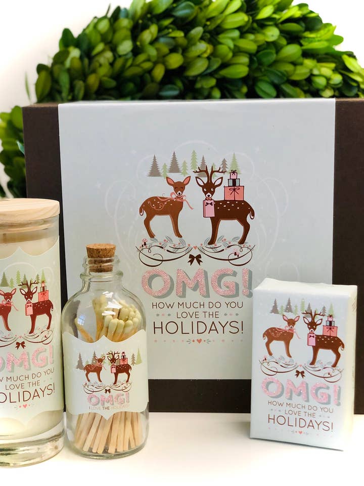 Large Gift Box OMG for wholesale by Love & Luck Greetings