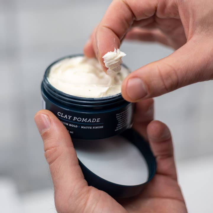 Oars + Alps - Wholesale Hair Pomade - Men's - Men's Clay Pomade, with Kaolin + Bentonite, Matte Finish