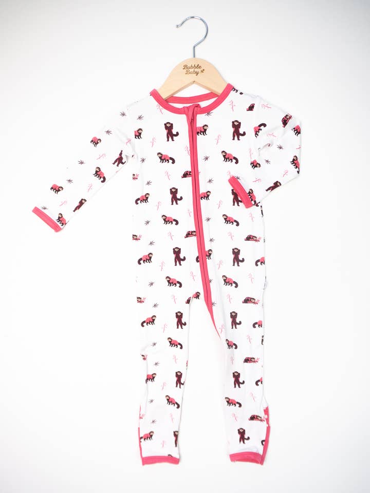 Bubble Baby - Wholesale Jumpsuit - Baby - Red Panda | Zip Convertible
