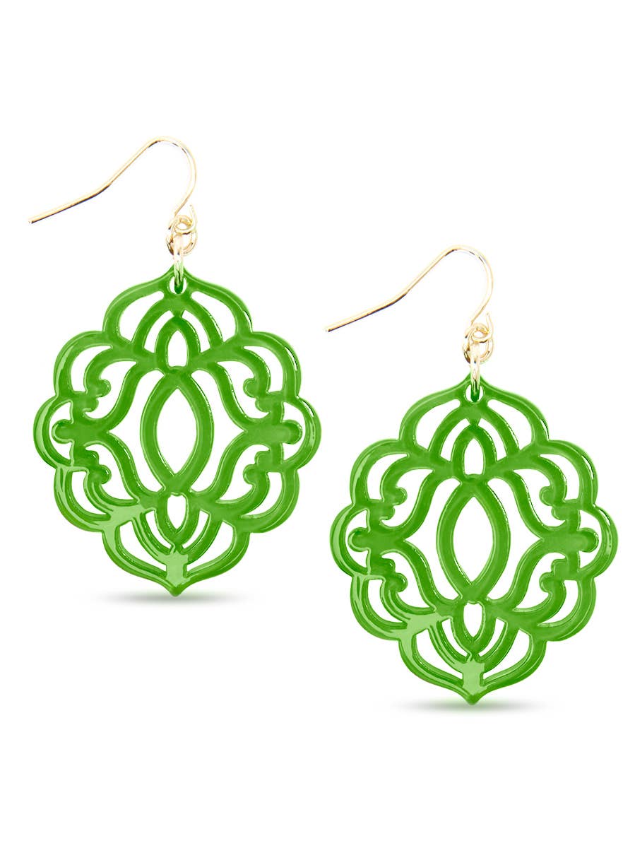 ZENZII Jewelry – Engroshandel Hængeøreringe og creoløreringe – Barok Resin Drop Øreringe6