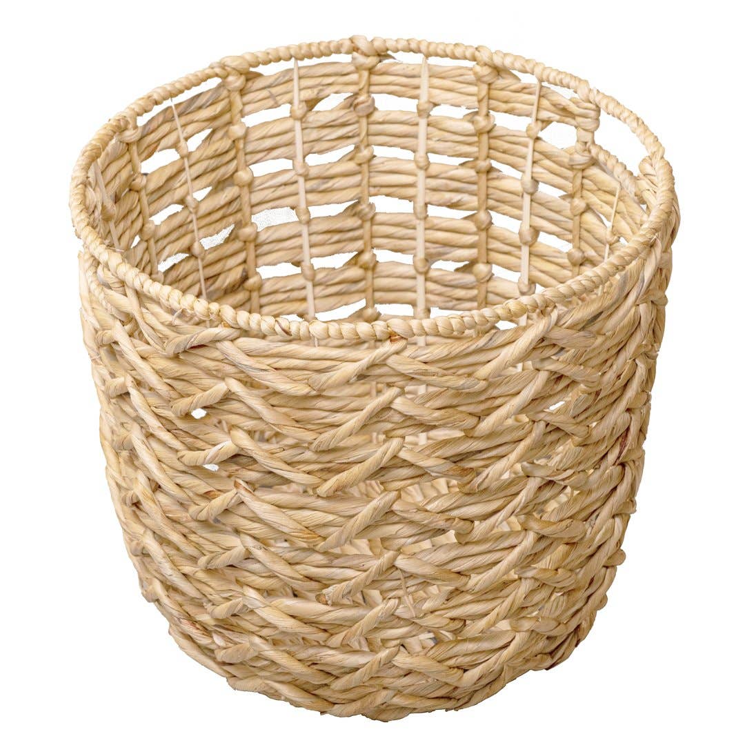 Natural Artisan Home - Wholesale Basket - Water Hyacinth Storage Basket – Nursery & Home Organizer2