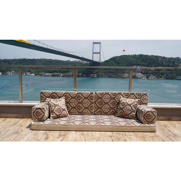 Arabic Sofa - Venta al por mayor Sofás - Sofá de suelo árabe, sofá cama, decoración marroquí, majlis árabe