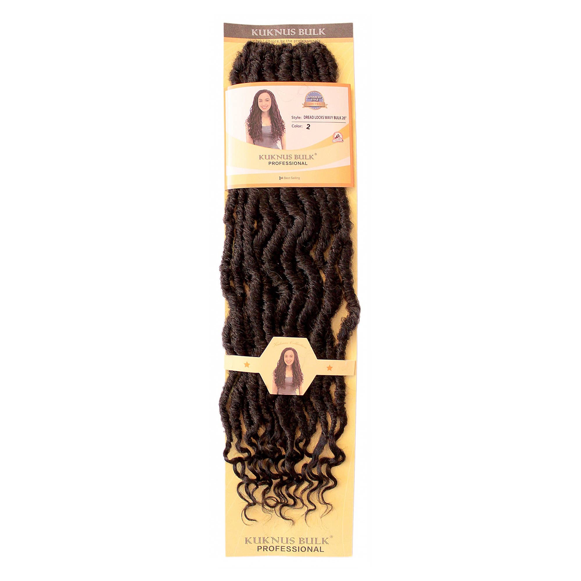 Fine Lines (UK) Ltd - Wholesale Hair Extensions - DREADLOCKS WAVY BULK 20"2