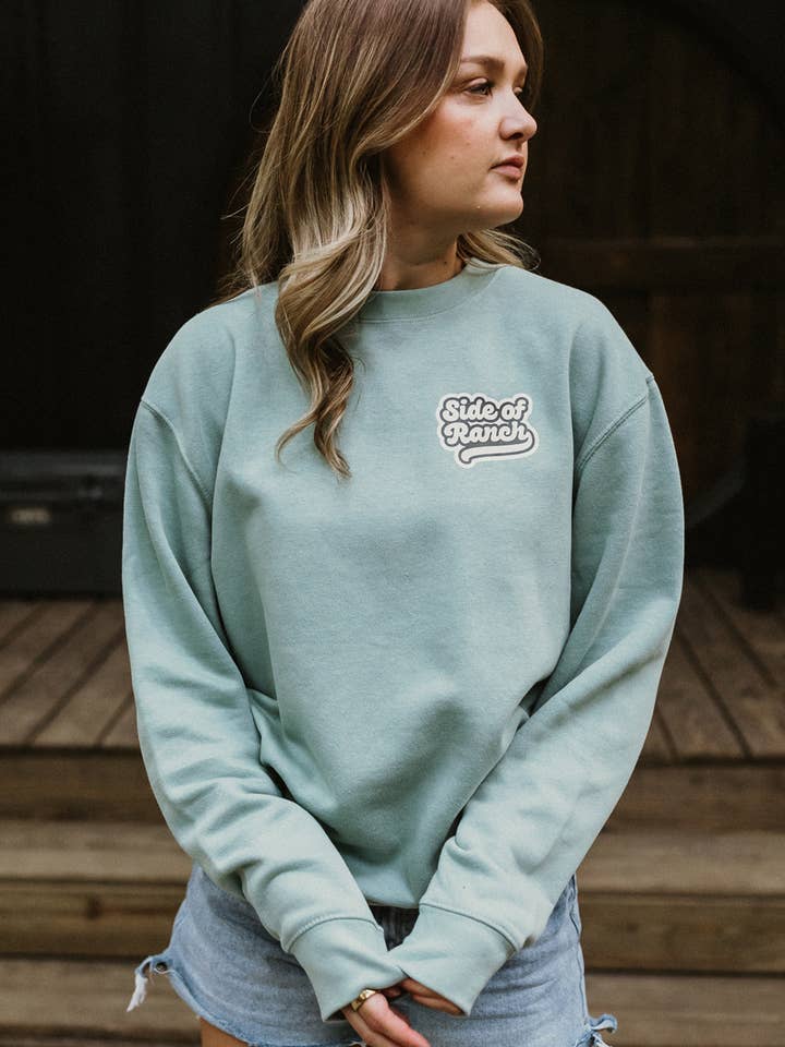 Stuck on Michigan - Wholesale Graphic Sweatshirt - Women's - The Original Pizza + Ranch Michigan© Crewneck