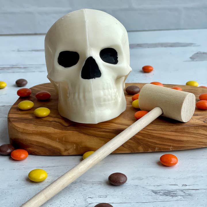 Chocolates Unlimited by Denise - Wholesale Chocolate Covered Sweets - Breakable Chocolate Skull