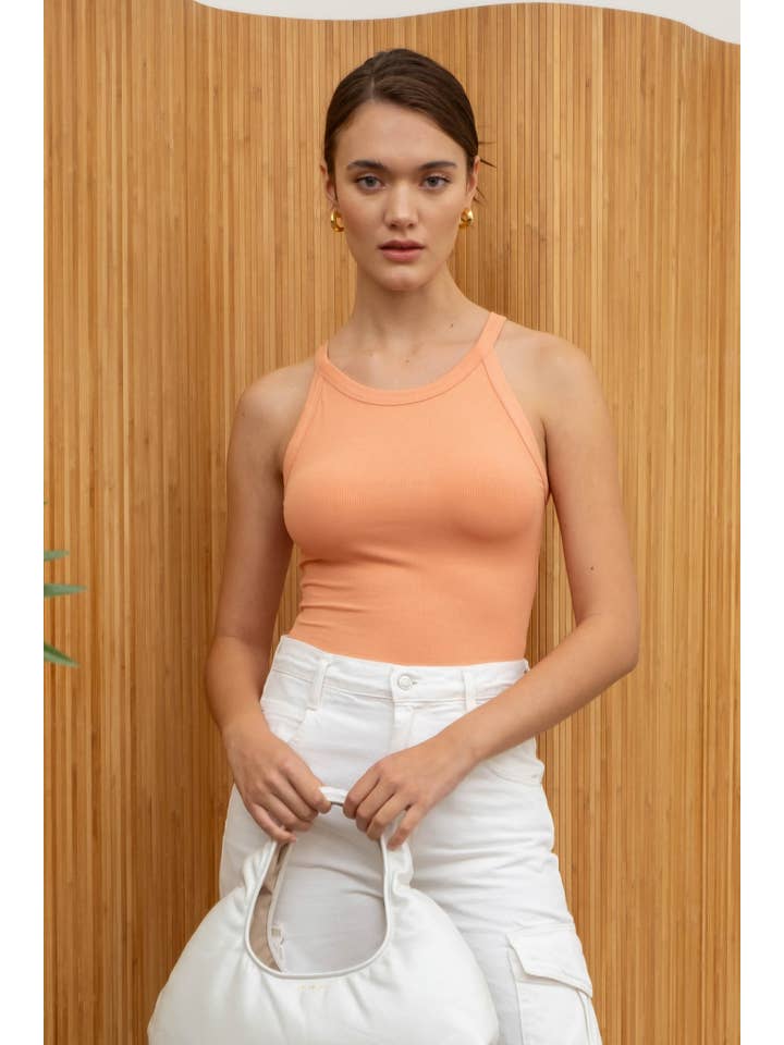 The Workshop Studio - Wholesale Knit Top - Women's - SOLID ROUND NECK KNIT TANK