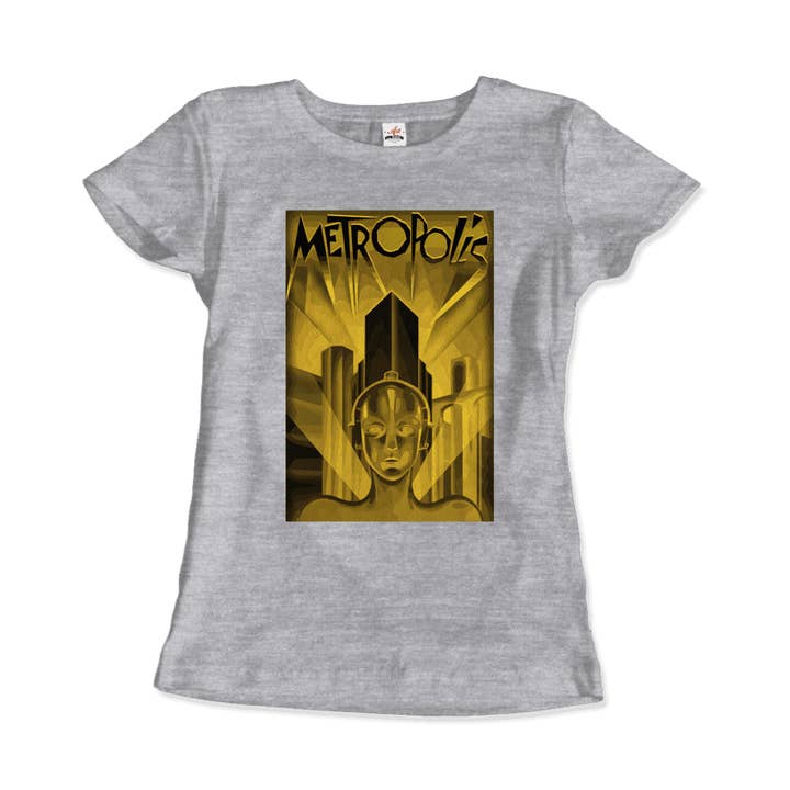 Art-O-Rama Shop – wholesale T-shirt (graphic) – unisex – Metropolis - 1927 Movie Poster Reproduction in Oil Paint T-Shirt8