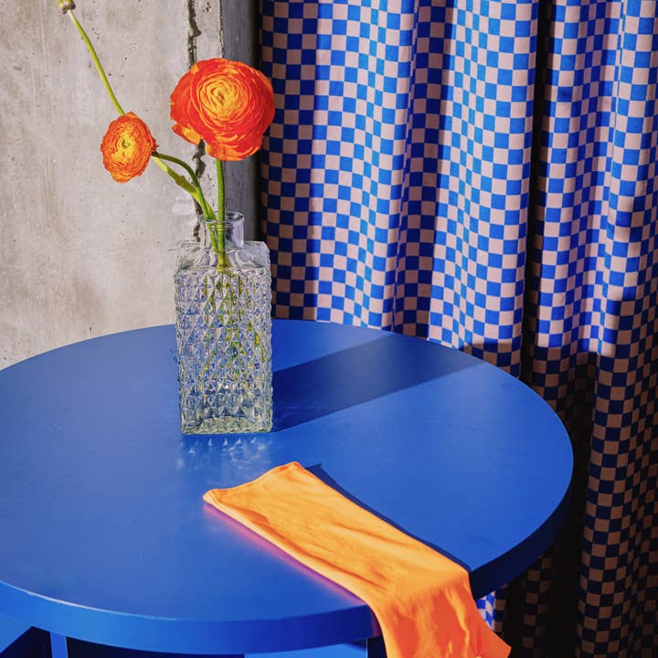 Really Nice Things - Wholesale Side Table - Round high table 60cm Prussian blue2