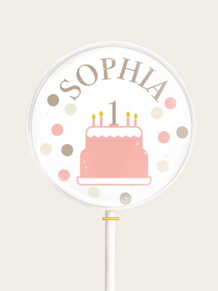 Lecca-lecca "Torta di compleanno" per la vendita all'ingrosso da parte di salonbuck