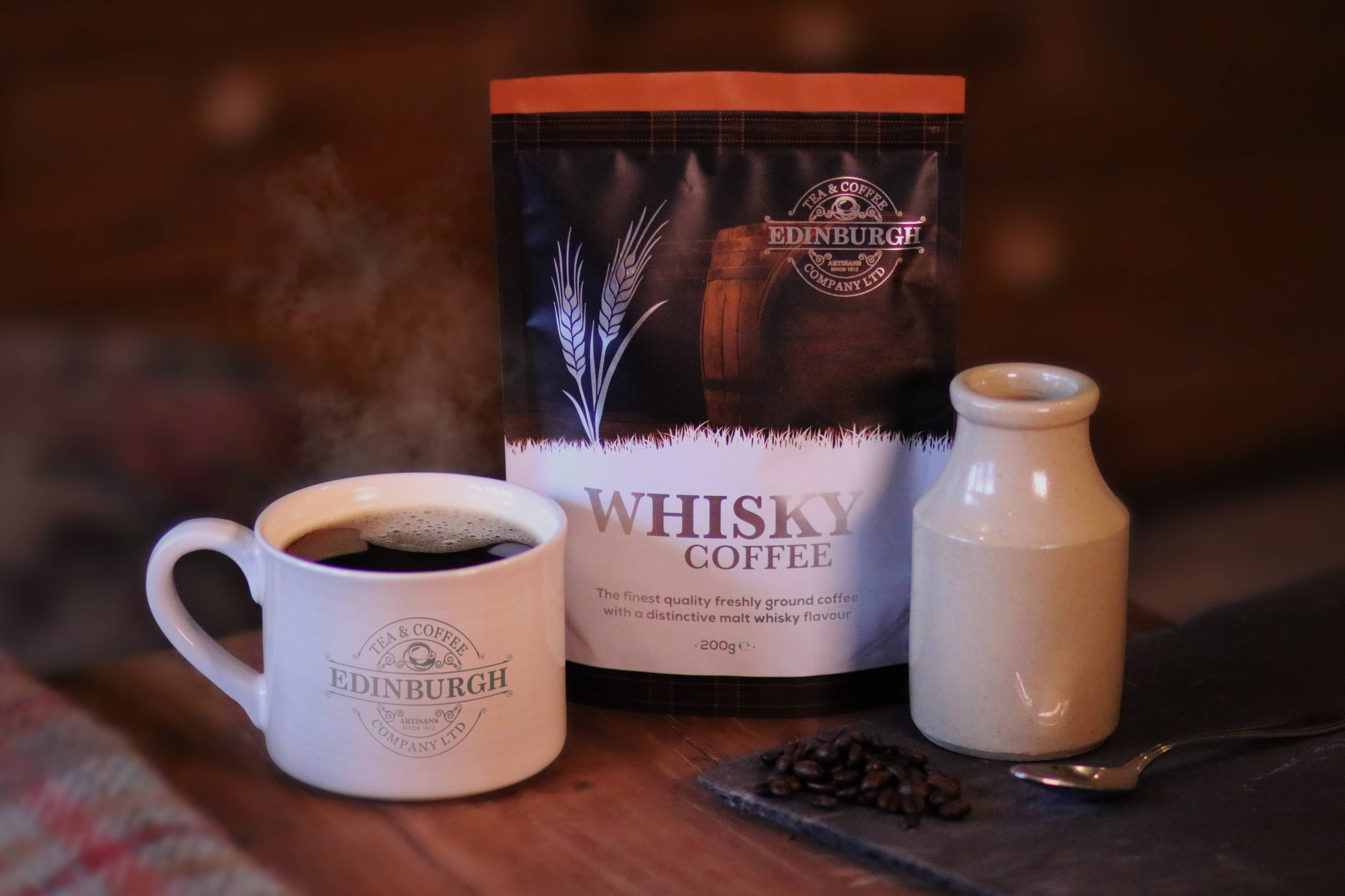 Mrs Bridges - Wholesale Ground Coffee - Scotch Whisky Flavored Course Ground Coffee1