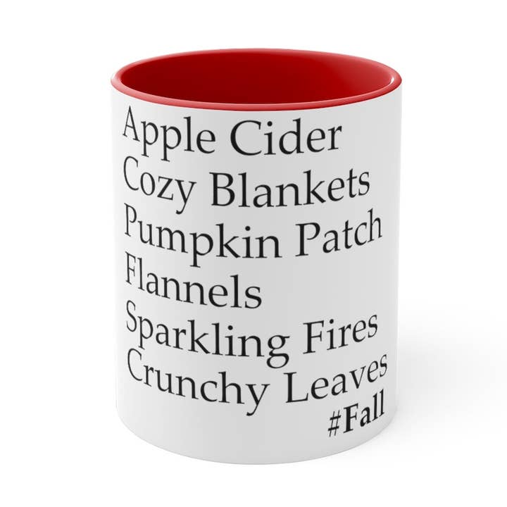 11oz Accent Kaffekrus Farver Humoristiske hyggelige Takkedagsfester Udsagn Humoristiske Hyggelige Takkedagsfester Udsagn Sjovt for engroshandel hos Teegarb LLC