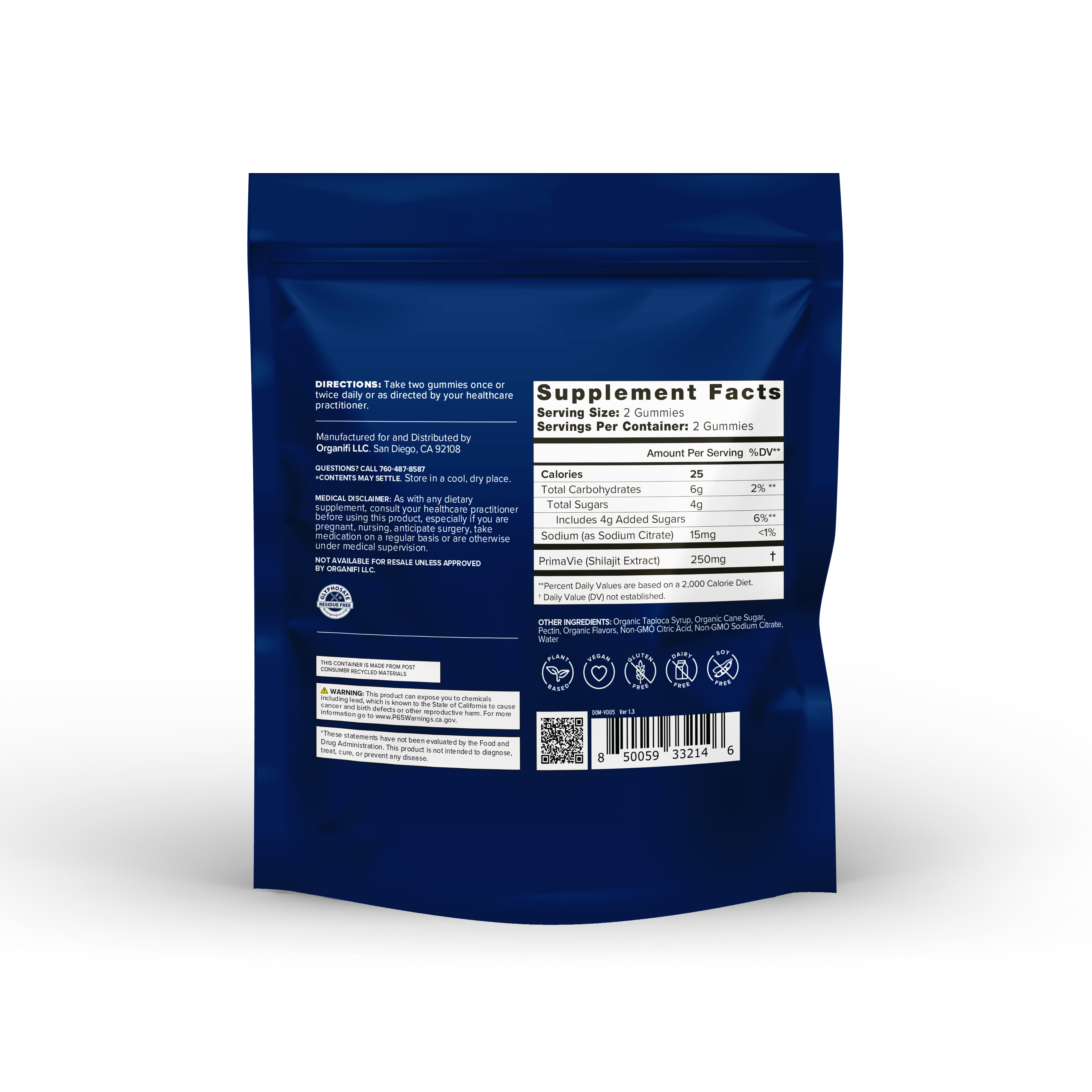 Black Shilajit Gummies - Natural vitality and performance booster for wholesale on Faire4