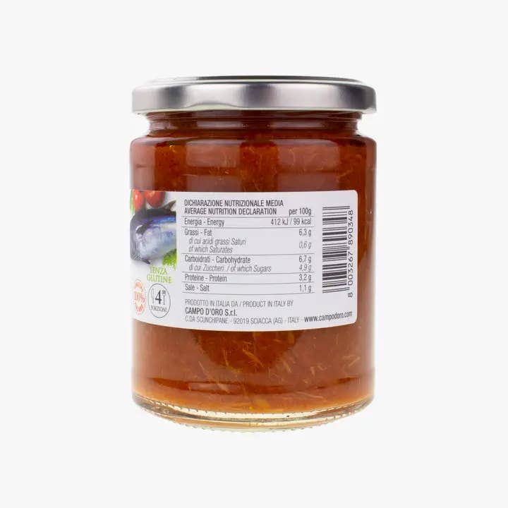 Campo d'Oro - Wholesale Sauce - Salsa di Pomodoro con Tonno e Finocchio 10,6 oz2
