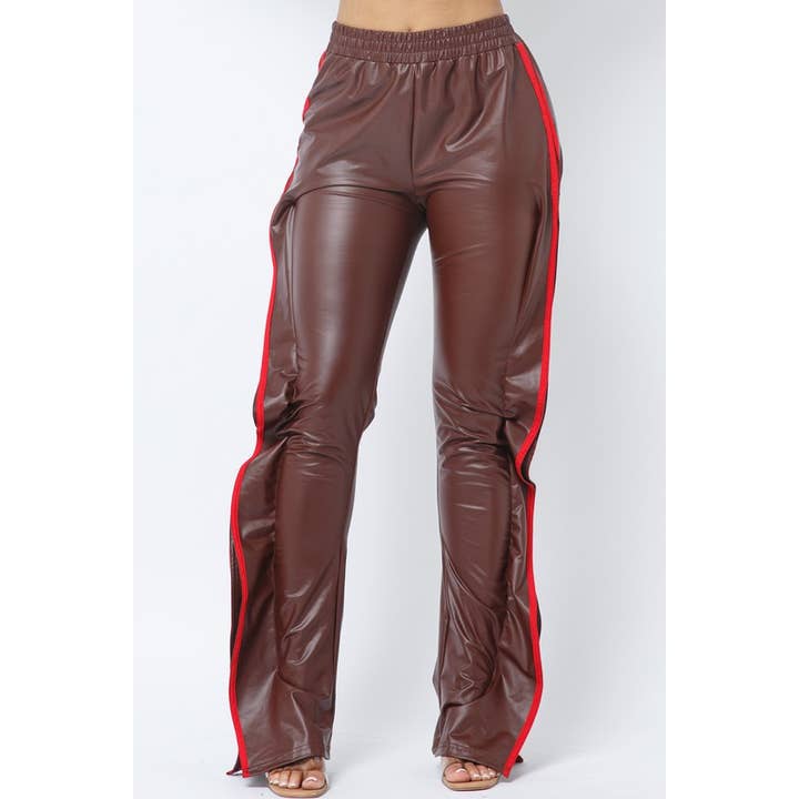 Side Leg Detail PU Pants and other Purchase Wholesale puebco. Free Returns & Net 60 Terms on Faire trending on Faire.