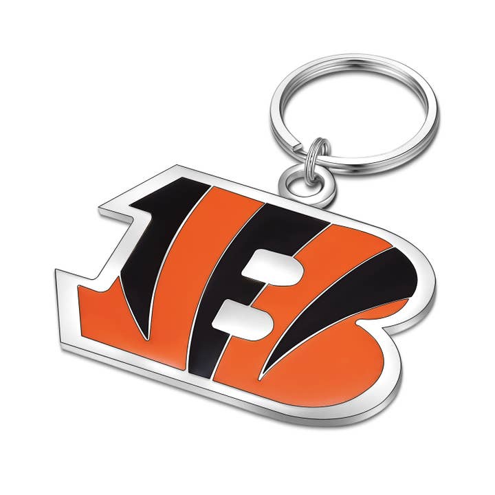 NFL Cincinnati Bengals Large Primary Team Logo Key Chain for wholesale by Simran International