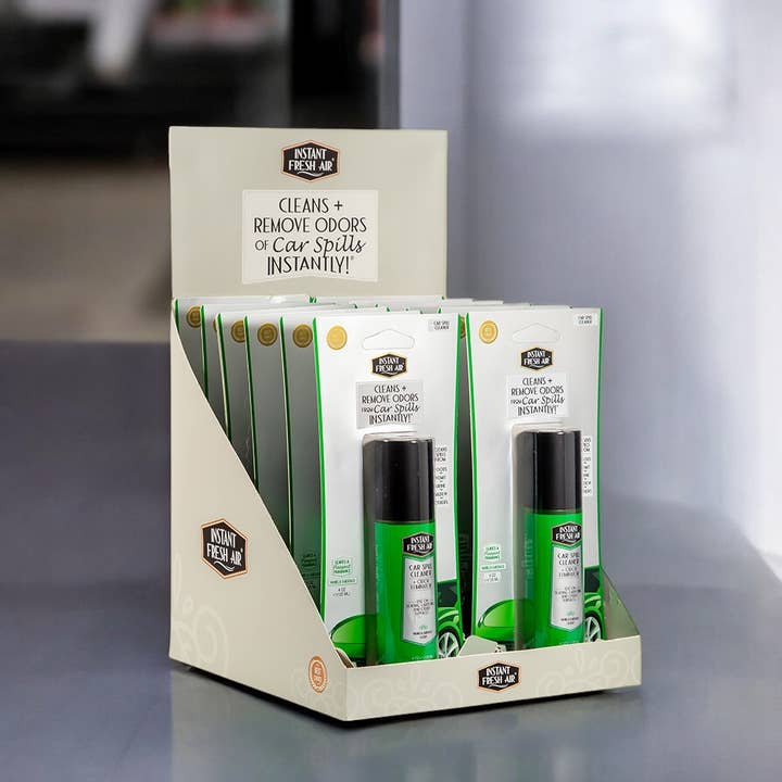 Instant Fresh Air - Wholesale Automotive Cleaning Products - Car Spill 4 Oz., Cleaner + Odor Eliminator -Display5