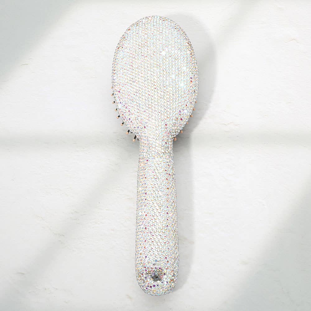 Sensibling Corp. – wholesale Hårborste/kam – Rhinestone-prydd paddelborste1