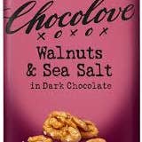 L&F Universal Goods - Wholesale Chocolate Bar - Chocolove Walnuts & Sea Salt Dark Chocolate 12/3.2OZ0