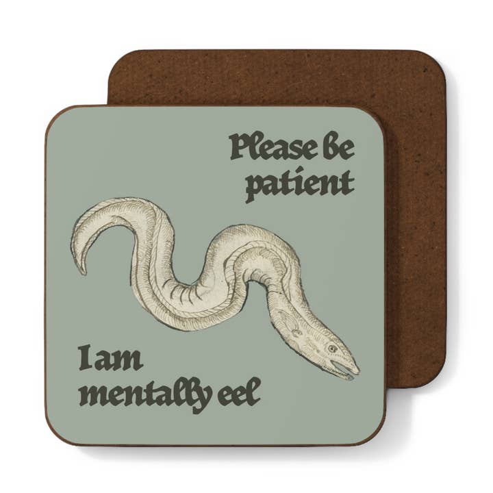 Funny Coaster - Mentally Eel for wholesale by Betiobca