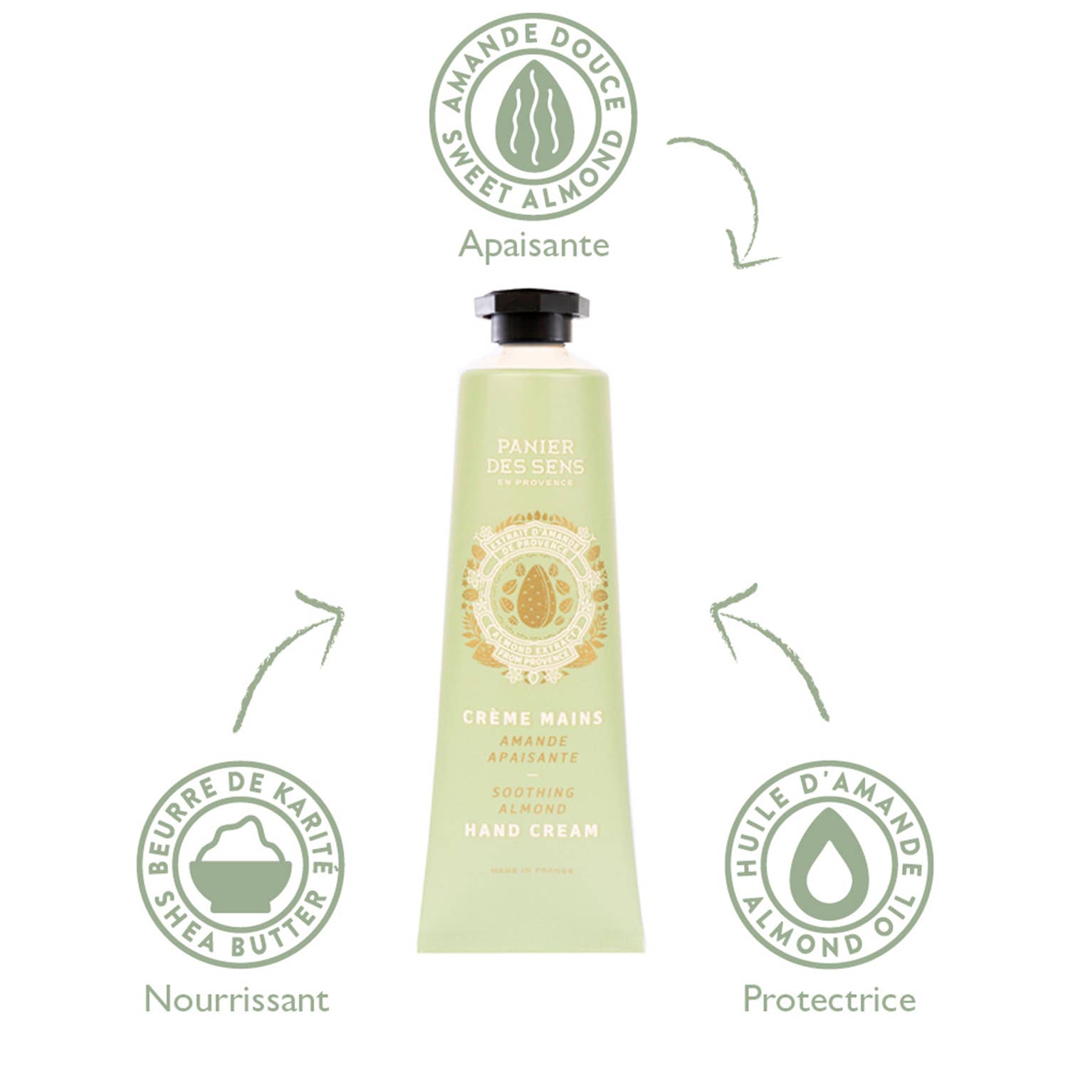 Panier Des Sens - Wholesale Hand Cream/Lotion - Hand cream 30 ml | Almond1